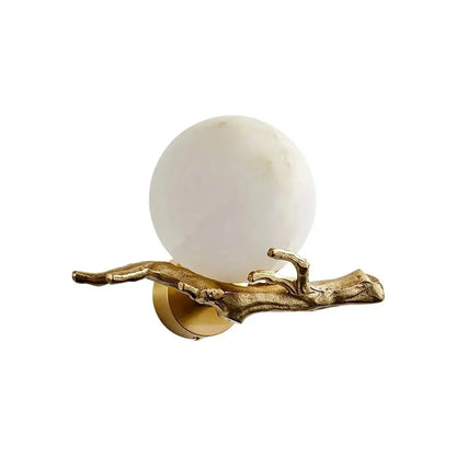 Retro Twigs Alabaster Wall Lamp - Dia 11.8″(30cm) x H 7.9″(20cm)Blushlighting