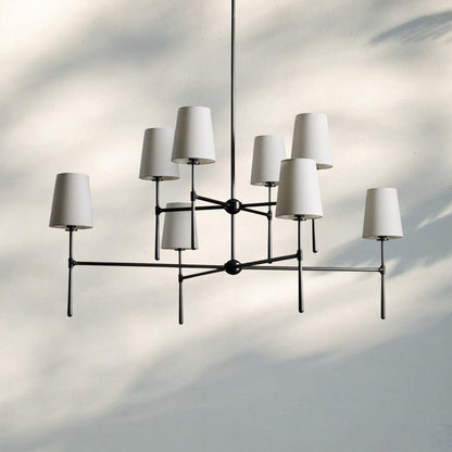 Rhodas 2 - Tier Round Chandelier - 48''BrassBlushlighting