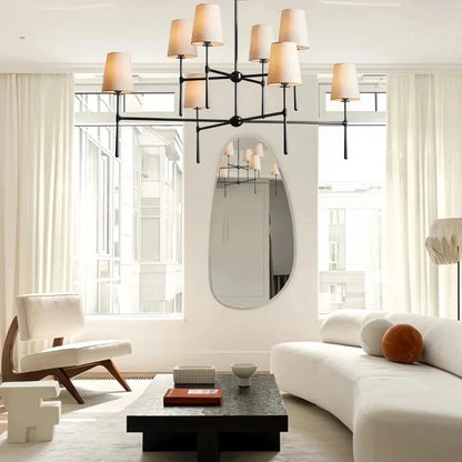 Rhodas 2 - Tier Round Chandelier - Customized 60''BronzeBlushlighting