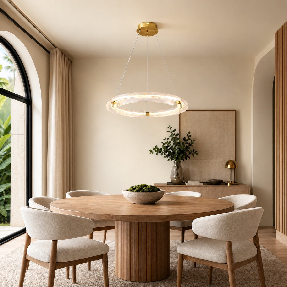 Rhovan Modern Glass Chandelier