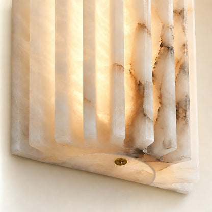 Ribelle Fluted Alabaster Wall Sconce