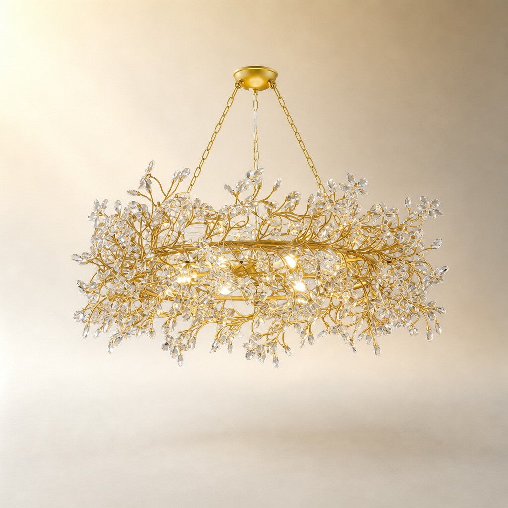 Rowan Twig Modern Round Chandelier 39"D