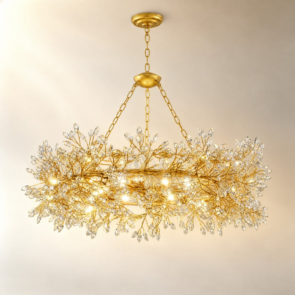 Rowan Twig Round Pendant 31.5"D