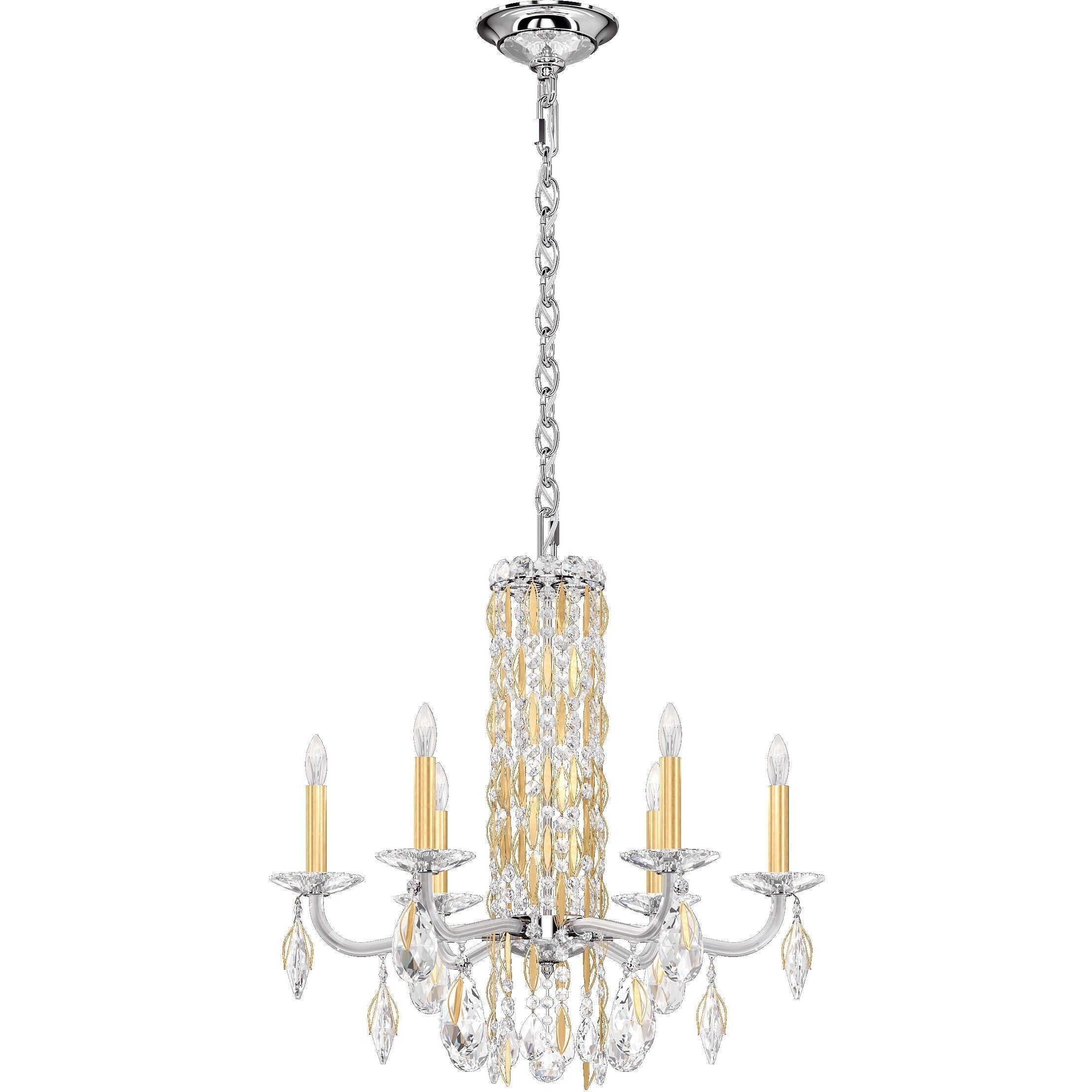 Siena 6-light Crystal Chandelier 24"