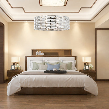 Saturno Disc Halo Chandelier