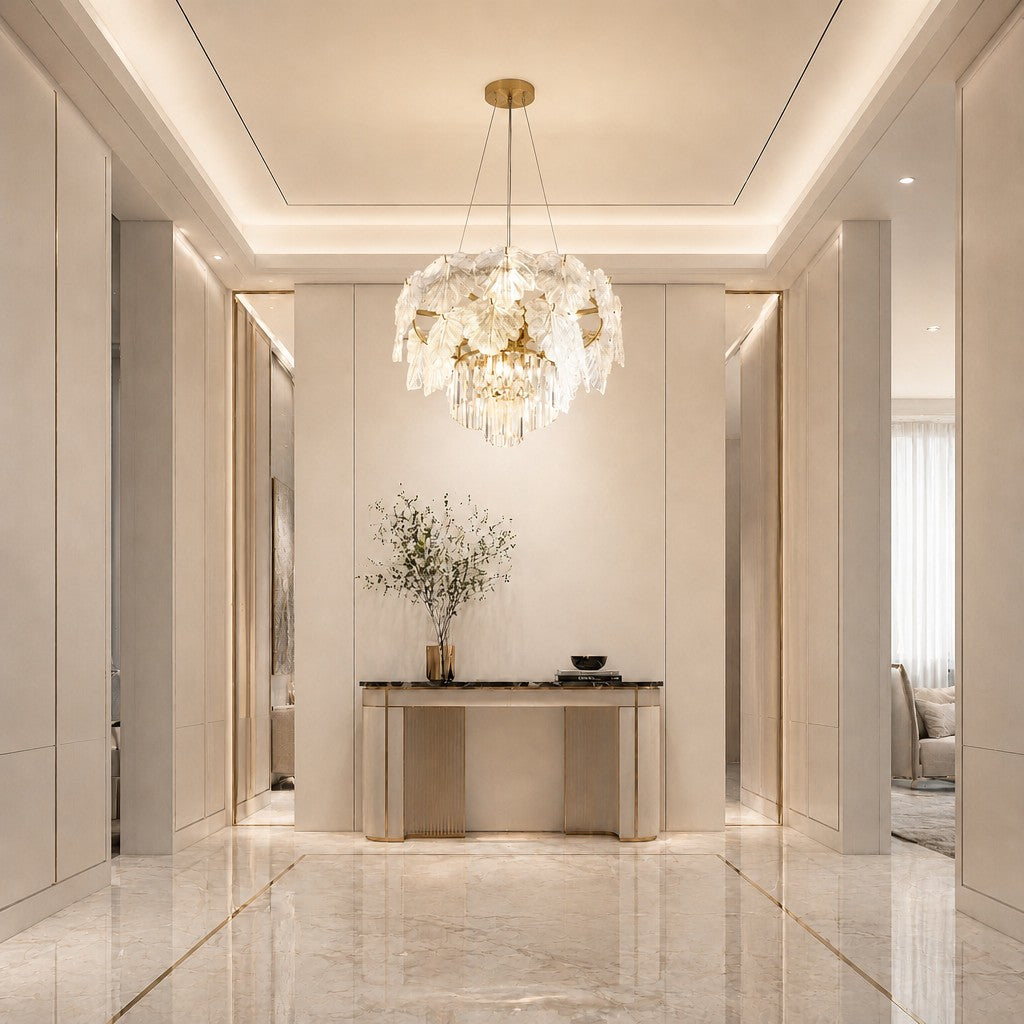 Selior Crystal Contemporary Chandelier 24" D
