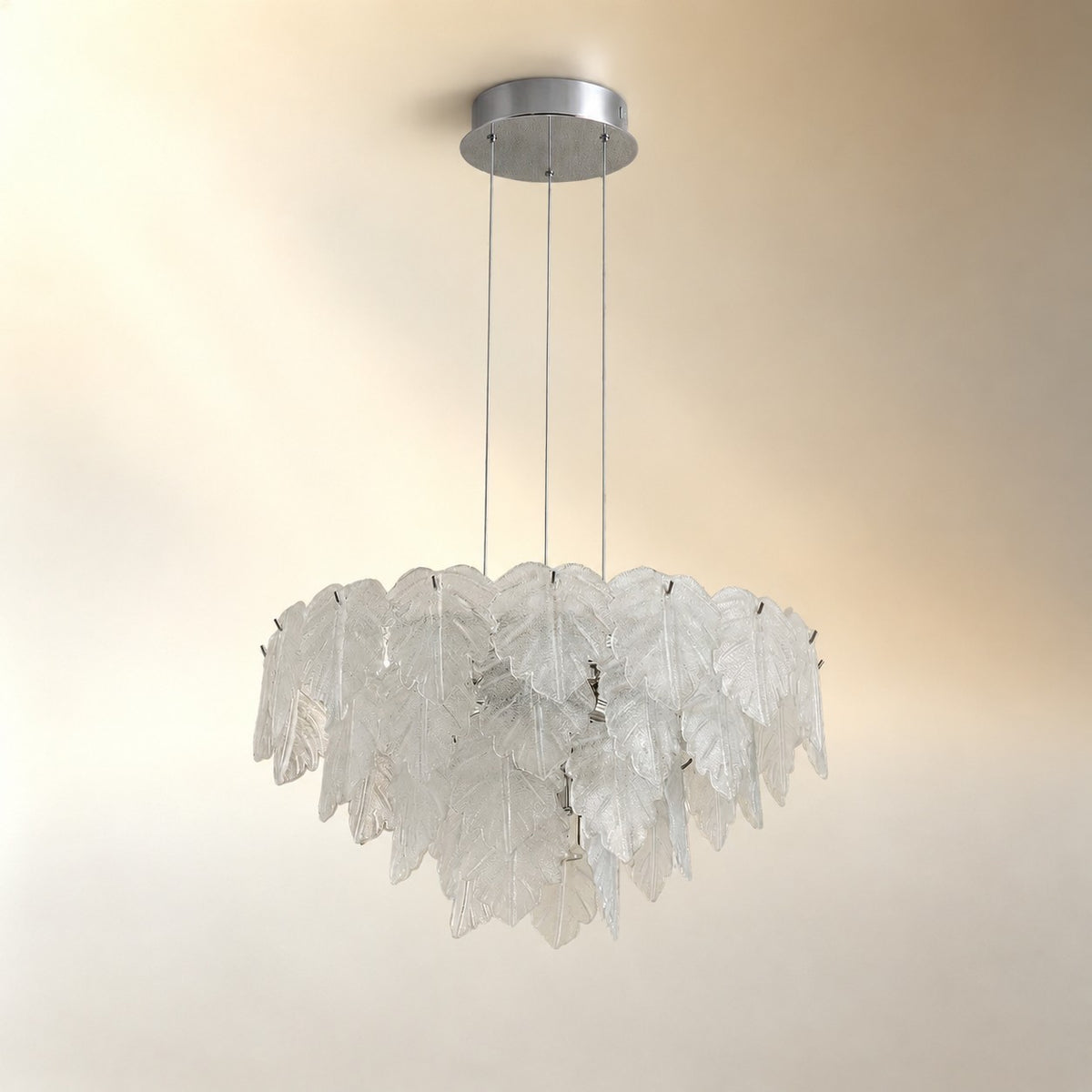 Selior Modern Chrome Chandelier 24" D