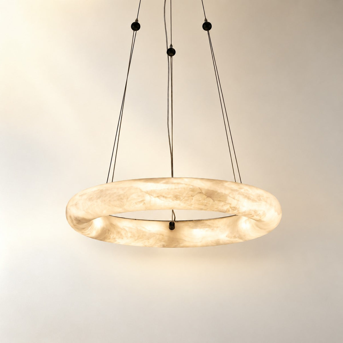 Single Ring Pendant Alabaster