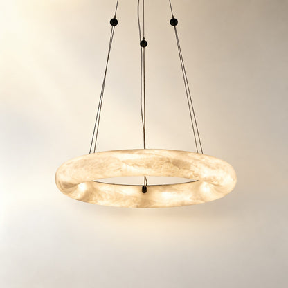 Single Ring Pendant Alabaster