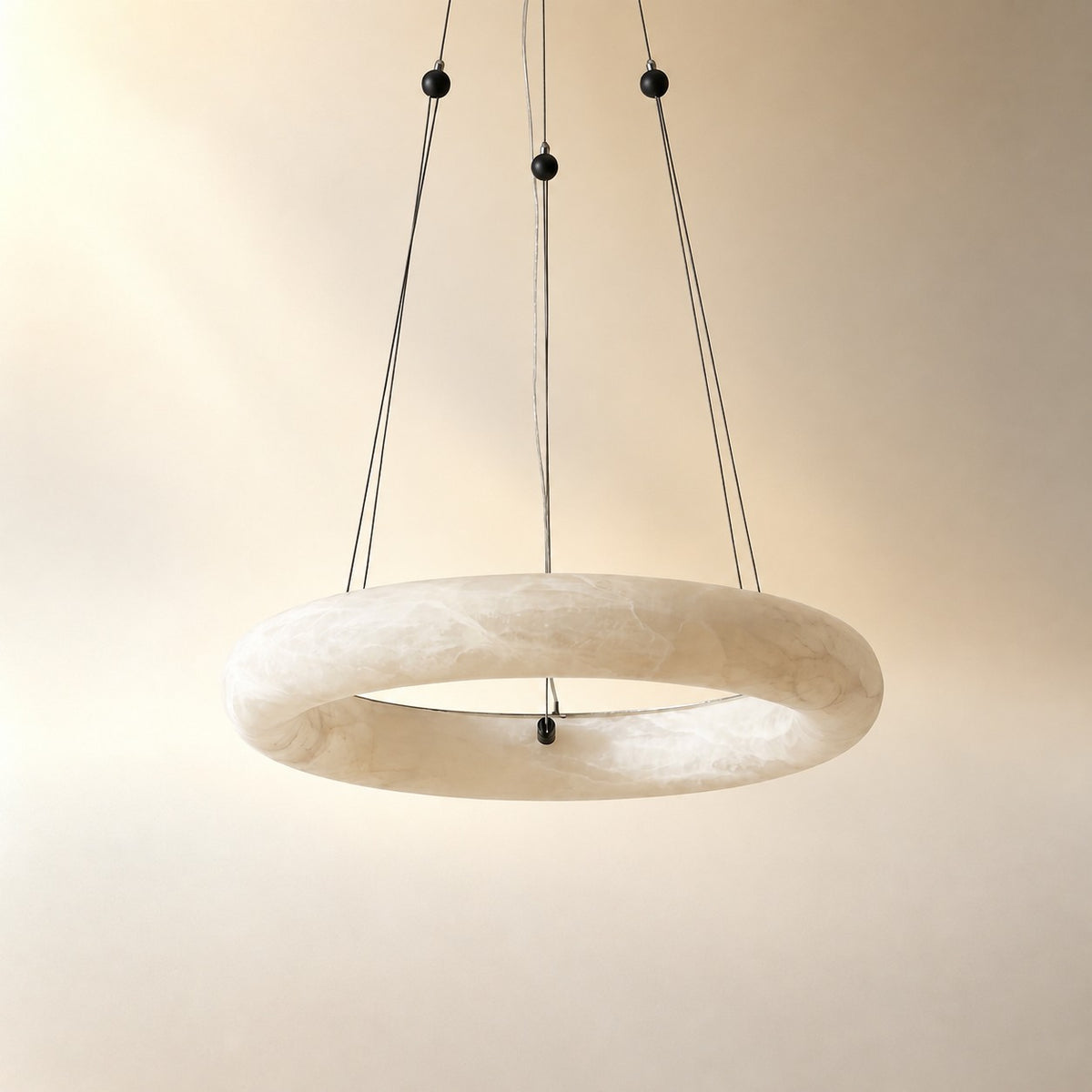Single Ring Pendant Alabaster