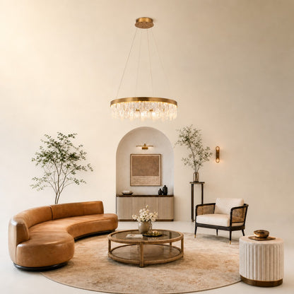 Soffione Glass Chandelier