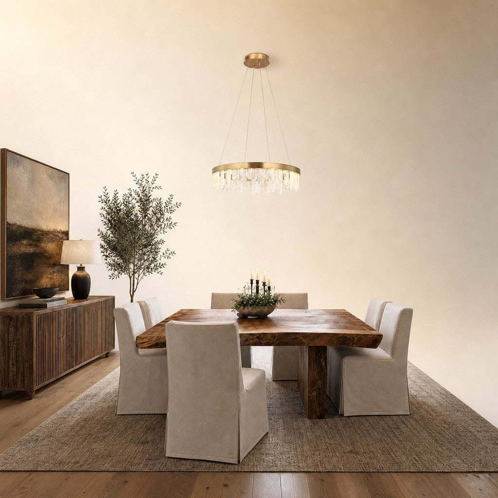 Soffione Glass Chandelier