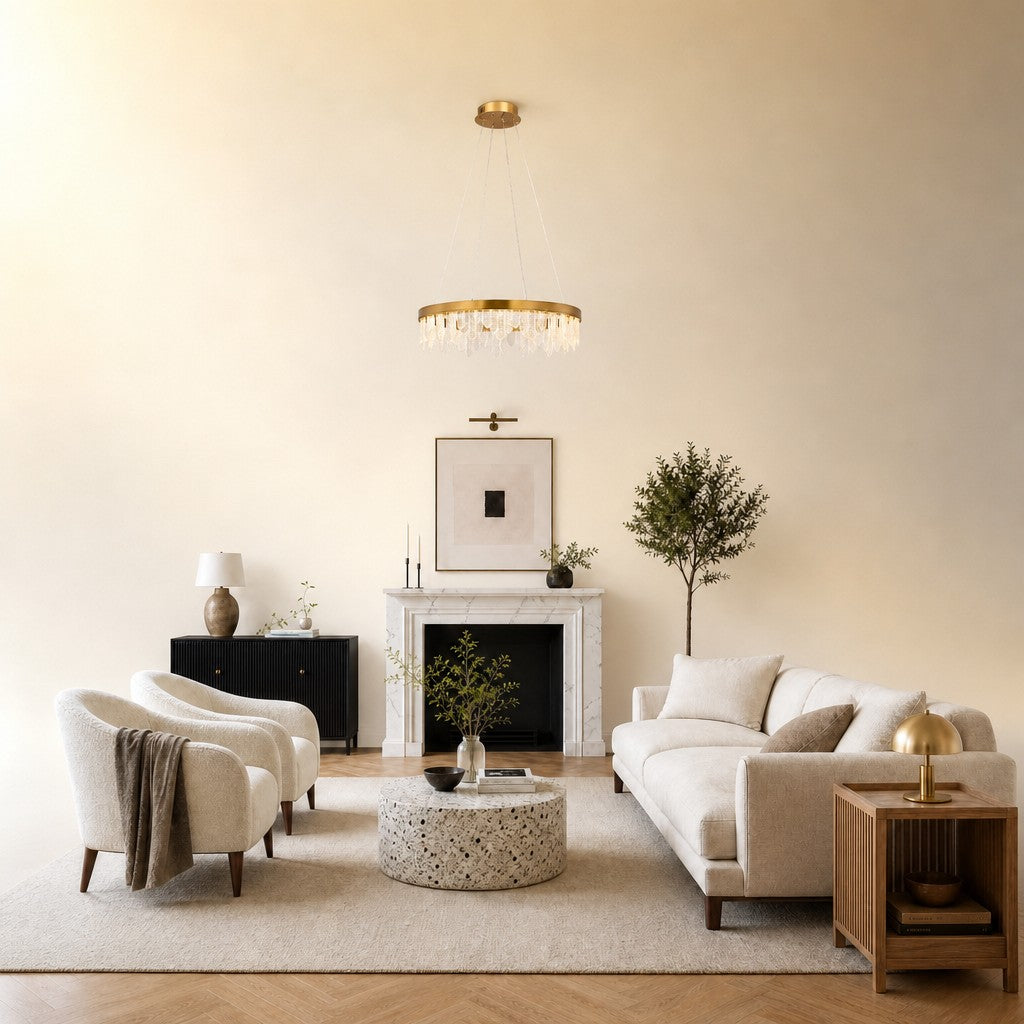 Soffione Glass Chandelier
