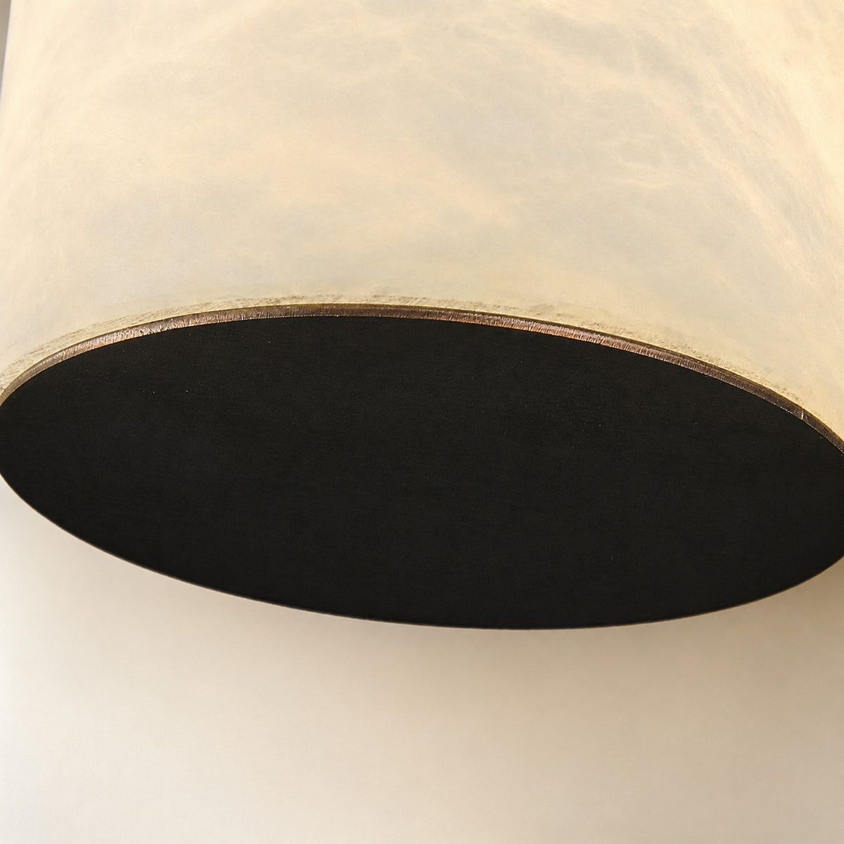 Solid Alabaster Grand Sconce