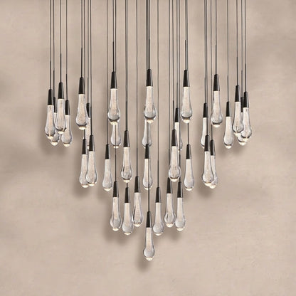 Solitaire Modern 17'' 24'' 36'' 58'' Round Chandelier Lighting