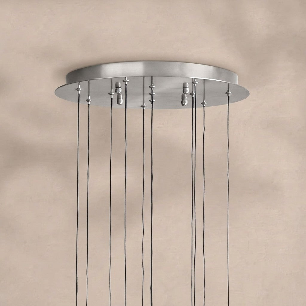Solitaire Modern 17'' 24'' 36'' 58'' Round Chandelier Lighting