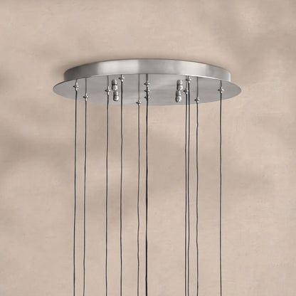 Solitaire Modern 17'' 24'' 36'' 58'' Round Chandelier Lighting