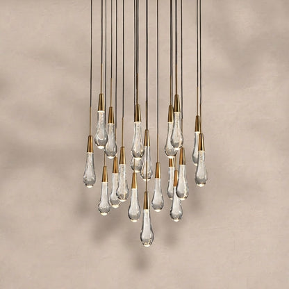 Solitaire Modern 17'' 24'' 36'' 58'' Round Chandelier Lighting