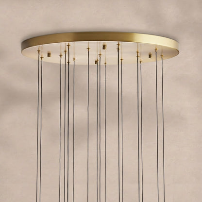 Solitaire Modern 17'' 24'' 36'' 58'' Round Chandelier Lighting