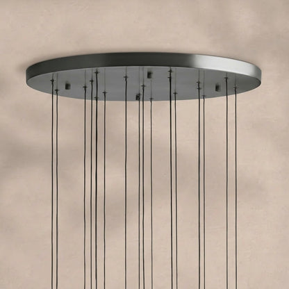 Solitaire Modern 17'' 24'' 36'' 58'' Round Chandelier Lighting
