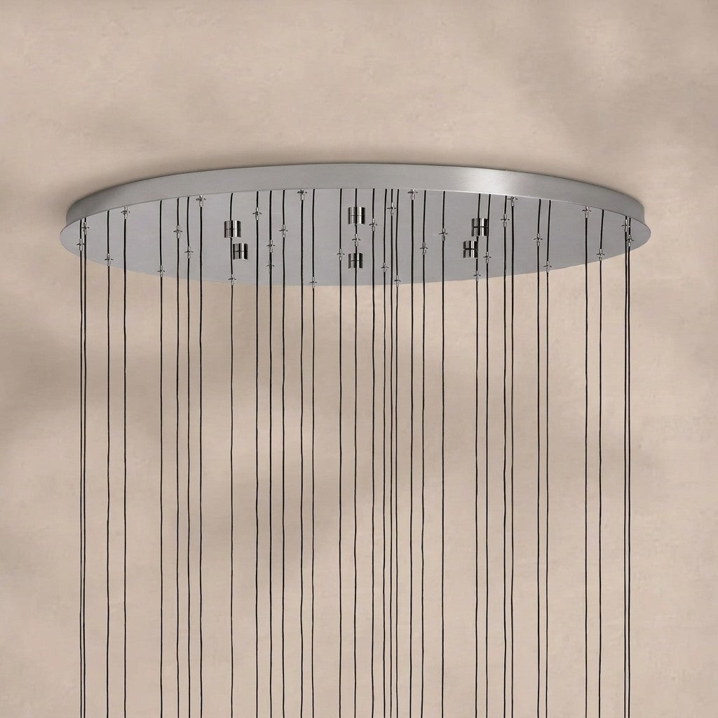 Solitaire Modern 17'' 24'' 36'' 58'' Round Chandelier Lighting