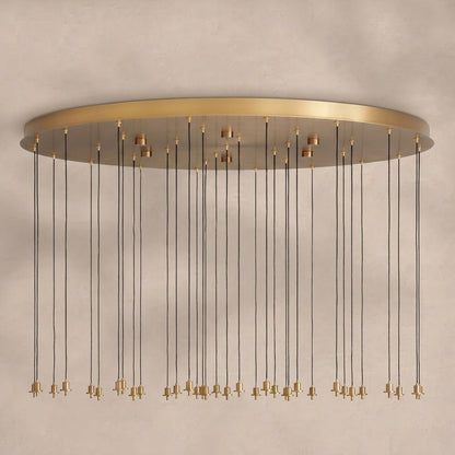 Solitaire Modern 17'' 24'' 36'' 58'' Round Chandelier Lighting