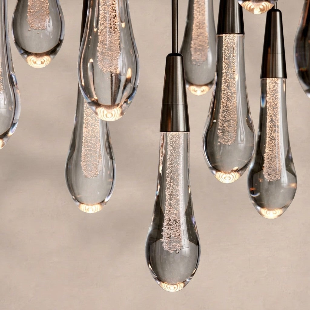 Solitaire Modern 17'' 24'' 36'' 58'' Round Chandelier Lighting