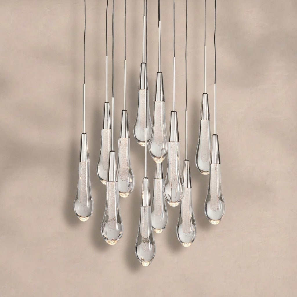 Solitaire Modern 17'' 24'' 36'' 58'' Round Chandelier Lighting