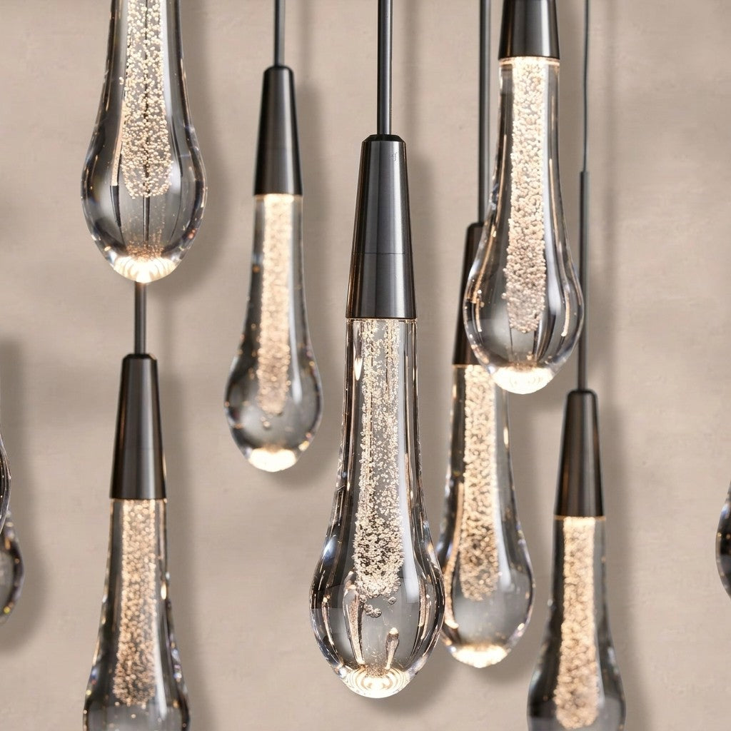 Solitaire Modern 17'' 24'' 36'' 58'' Round Chandelier Lighting