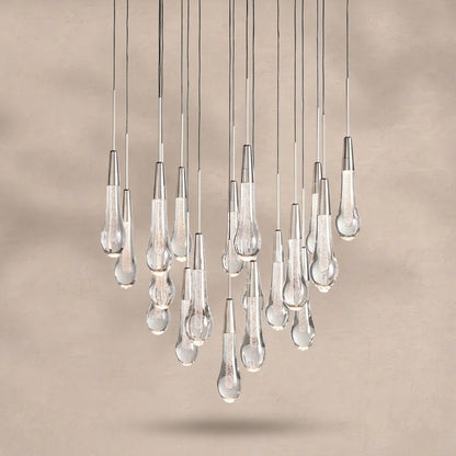 Solitaire Modern 17'' 24'' 36'' 58'' Round Chandelier Lighting