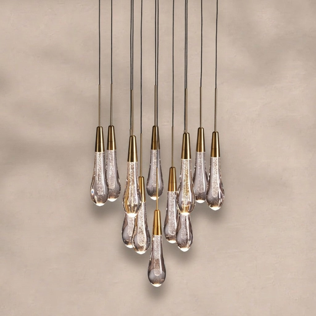 Solitaire Modern 17'' 24'' 36'' 58'' Round Chandelier Lighting