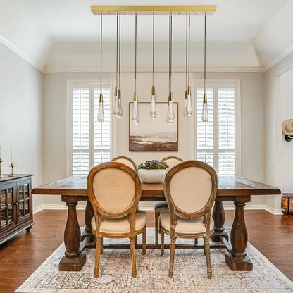 Soltaire Linear Chandelier 37"50"70"87"120"