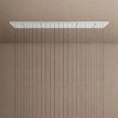 Soltaire Linear Chandelier - Raindrop Pendant Lighting