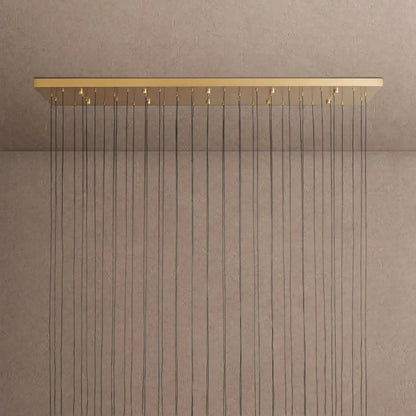 Soltaire Linear Chandelier - Raindrop Pendant Lighting