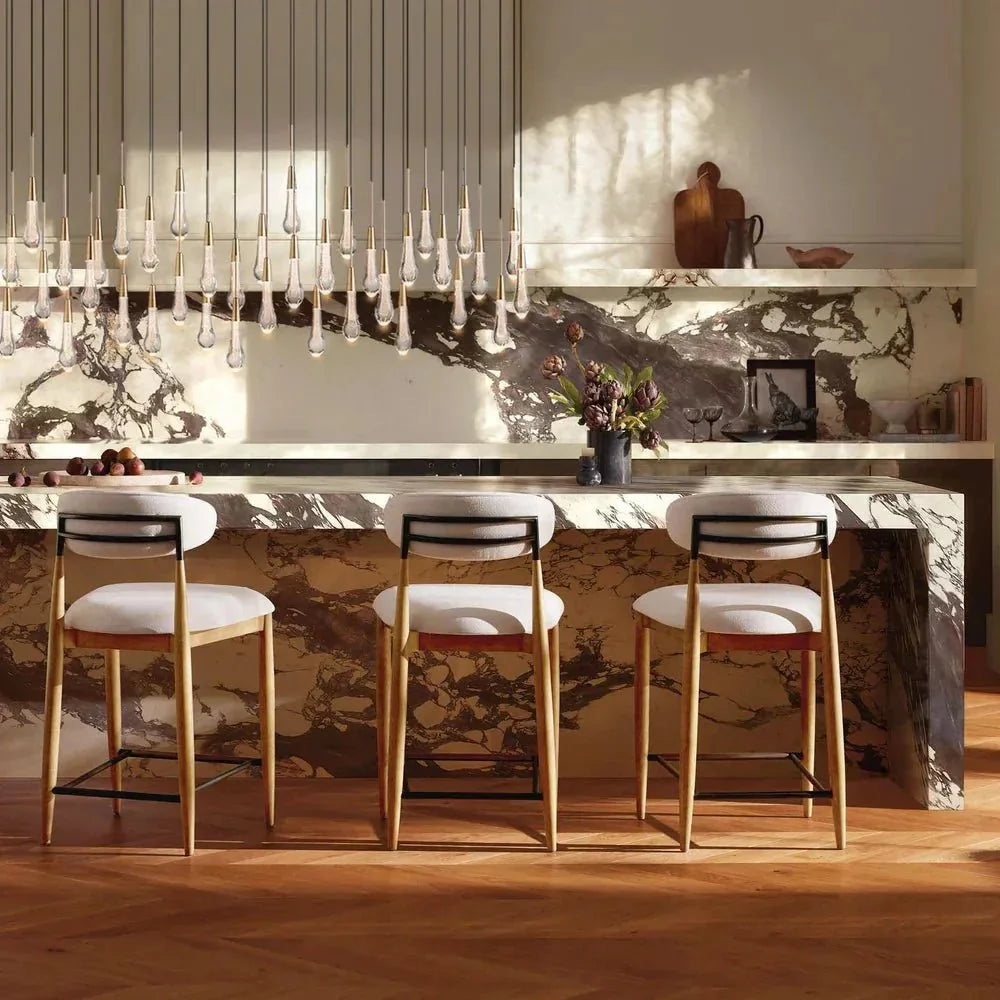 Soltaire Linear Chandelier - Raindrop Pendant Lighting