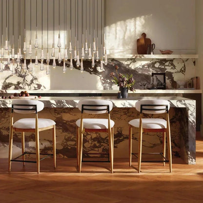 Soltaire Linear Chandelier - Raindrop Pendant Lighting