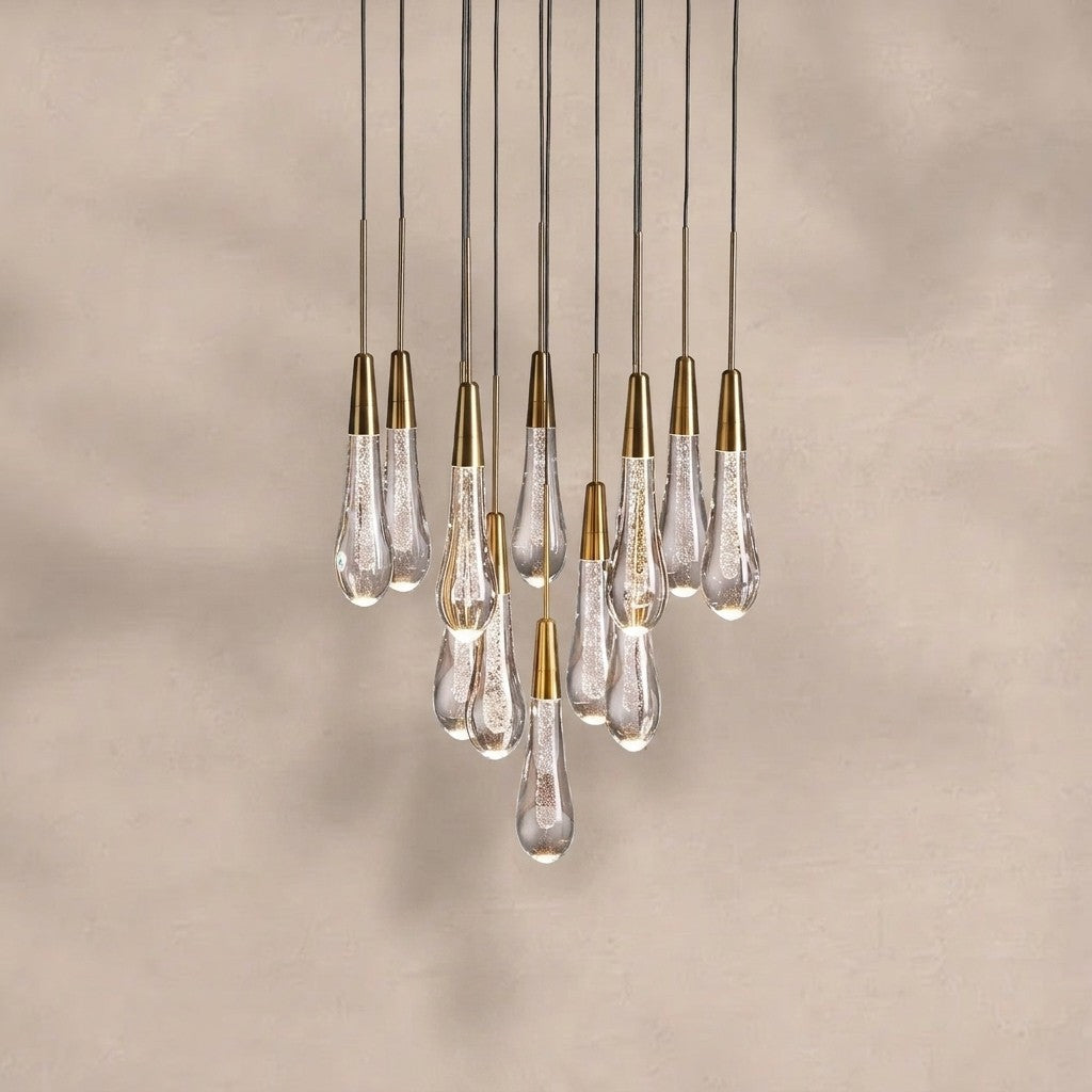 Soltaire Round Chandelier 17" 24" 36“ 58“