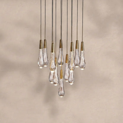Soltaire Round Chandelier 17" 24" 36“ 58“