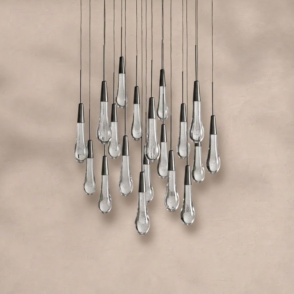 Soltaire Round Chandelier 17" 24" 36“ 58“