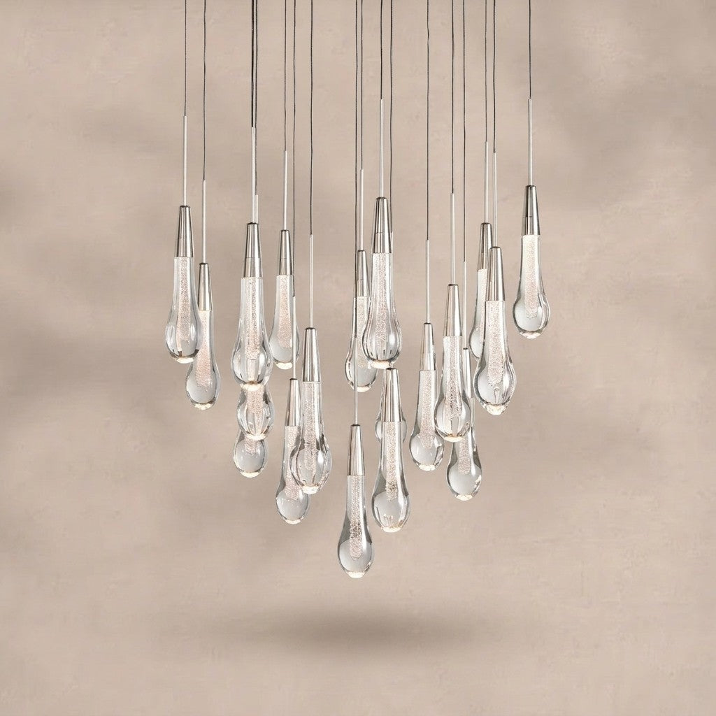 Soltaire Round Chandelier 17" 24" 36“ 58“
