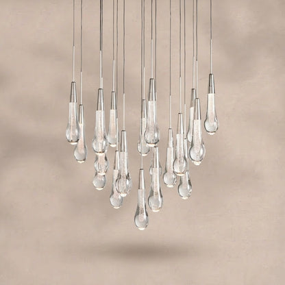Soltaire Round Chandelier 17" 24" 36“ 58“