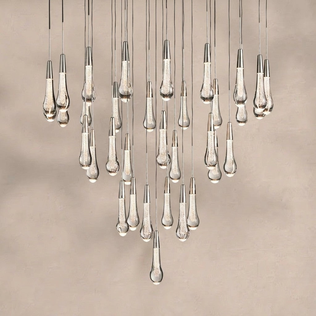Soltaire Round Chandelier 17" 24" 36“ 58“