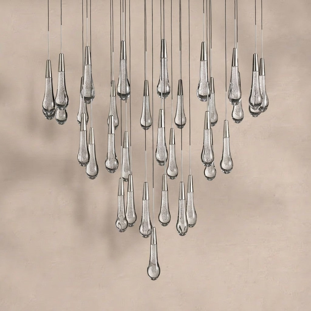 Soltaire Round Chandelier 17" 24" 36“ 58“