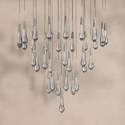 Soltaire Round Chandelier 17" 24" 36“ 58“