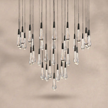 Soltaire Round Chandelier 17" 24" 36“ 58“