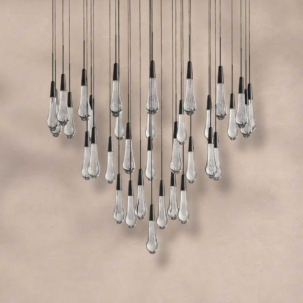 Soltaire Round Chandelier 17" 24" 36“ 58“