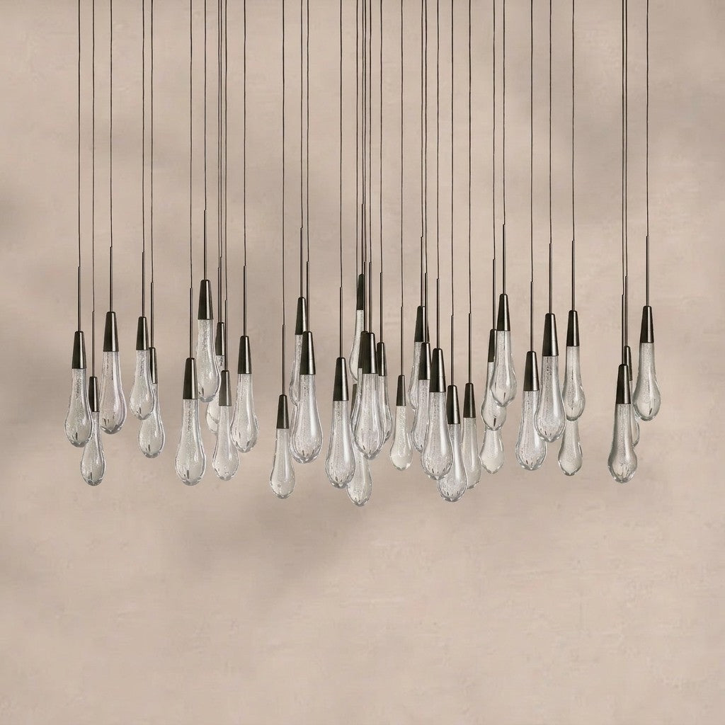 Soltaire Round Chandelier 17" 24" 36“ 58“