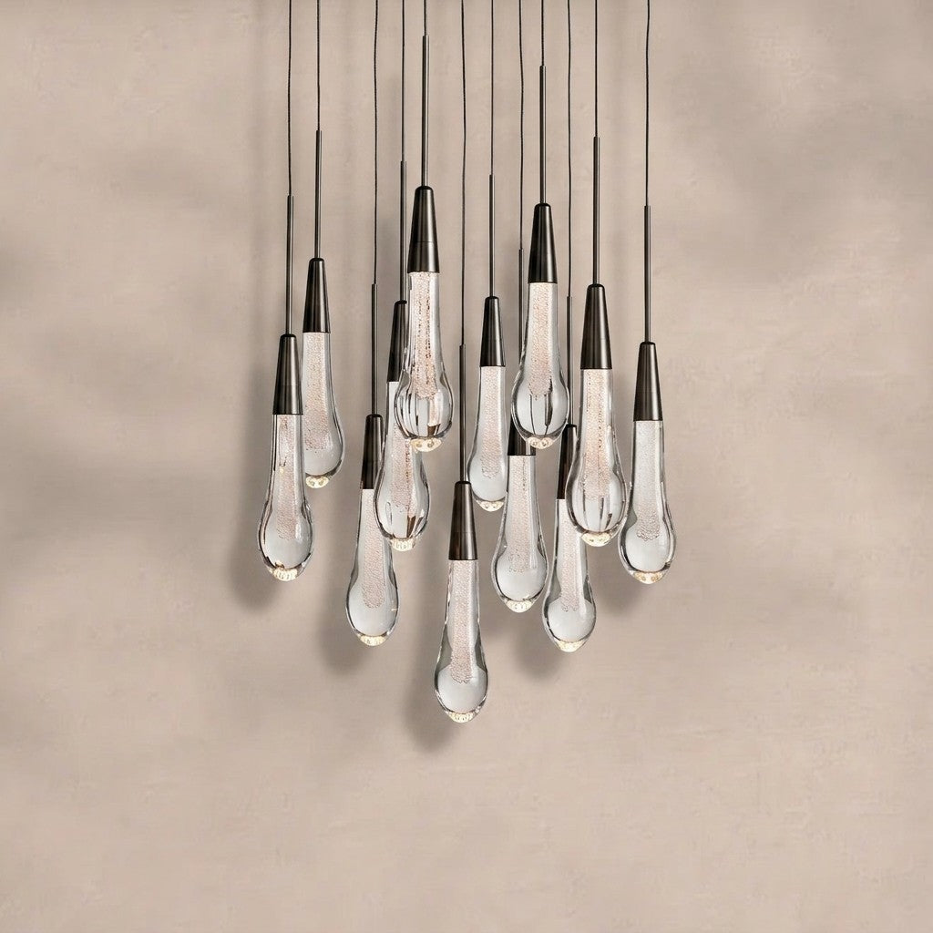 Soltaire Round Chandelier 17" 24" 36“ 58“