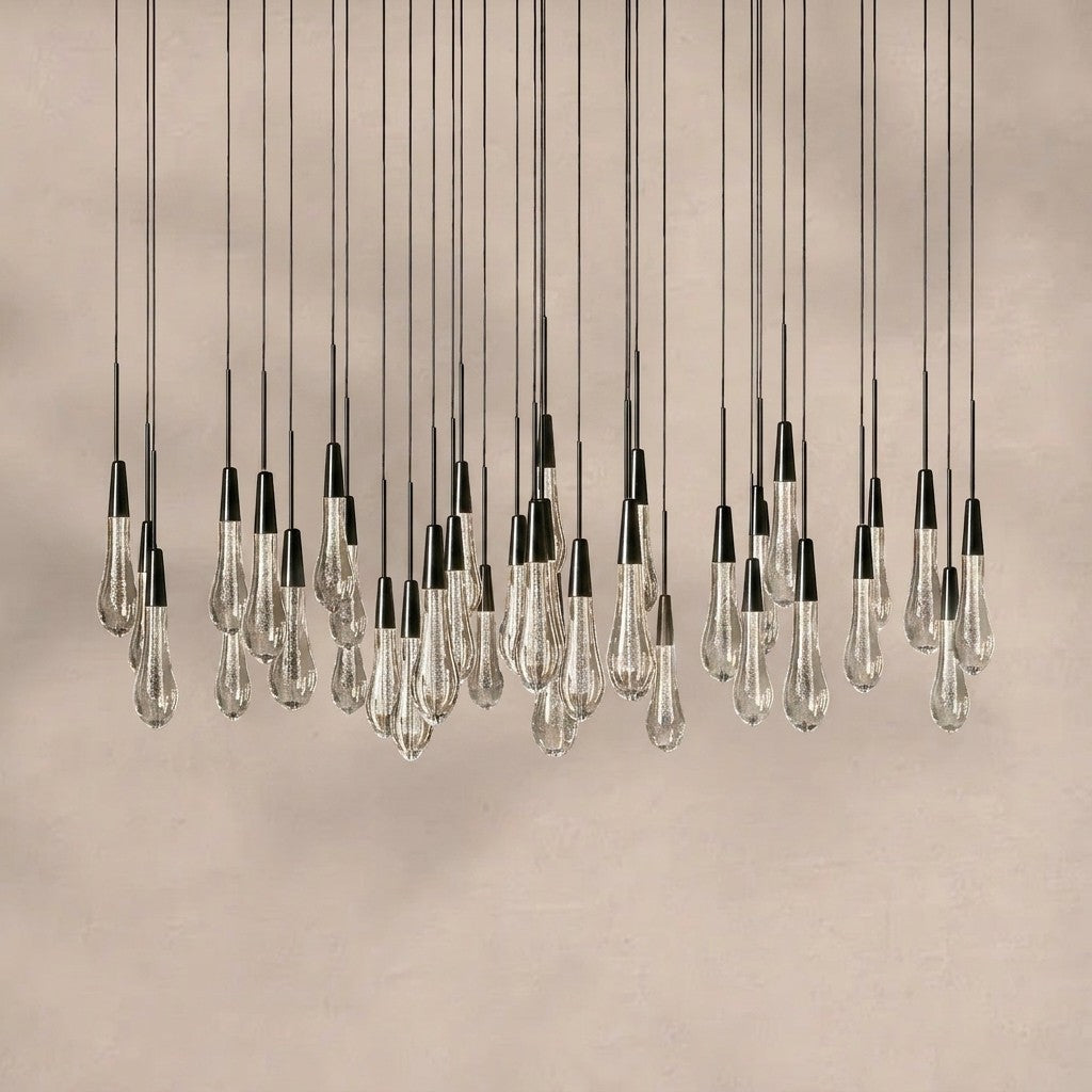 Soltaire Round Chandelier 17" 24" 36“ 58“