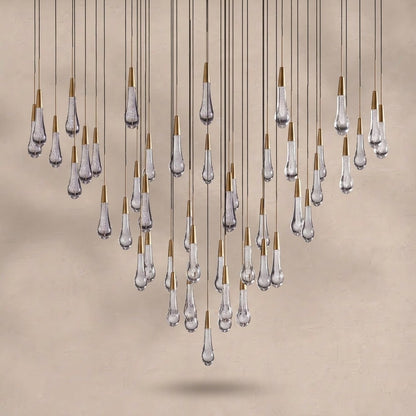 Soltaire Round Chandelier 17" 24" 36“ 58“